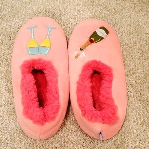 Champagne slippers